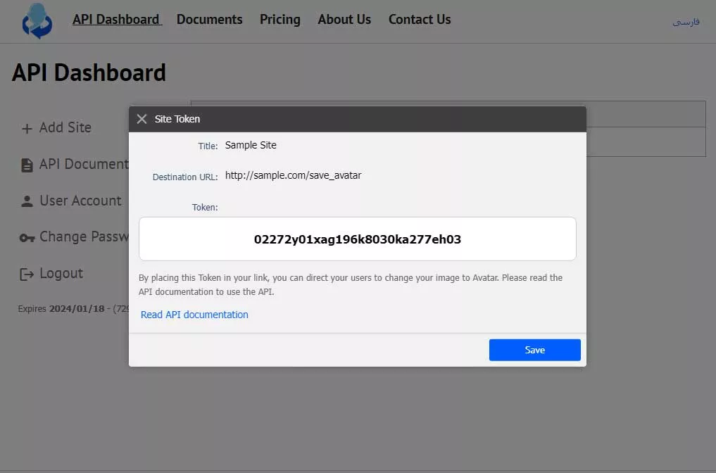 Figure 3 - Get Token